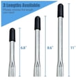 thumbnail image 2 of Extensores de manija de freno para silla de ruedas con puntas de 5/8" - Reemplazo de manijas de bloqueo de rueda planas, paquete de 2 (11" de largo), 2 of 5