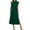Green, variant on Womens A Line Dress, Summer Sleeveless Pleated Dress with Round Neck, Casual Mini Dress for Daily Wear
