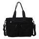thumbnail image 1 of Bolso Tote Bag de Pana 14 Pulgadas Unisex Bolso Malubero, Negro, 1 of 5
