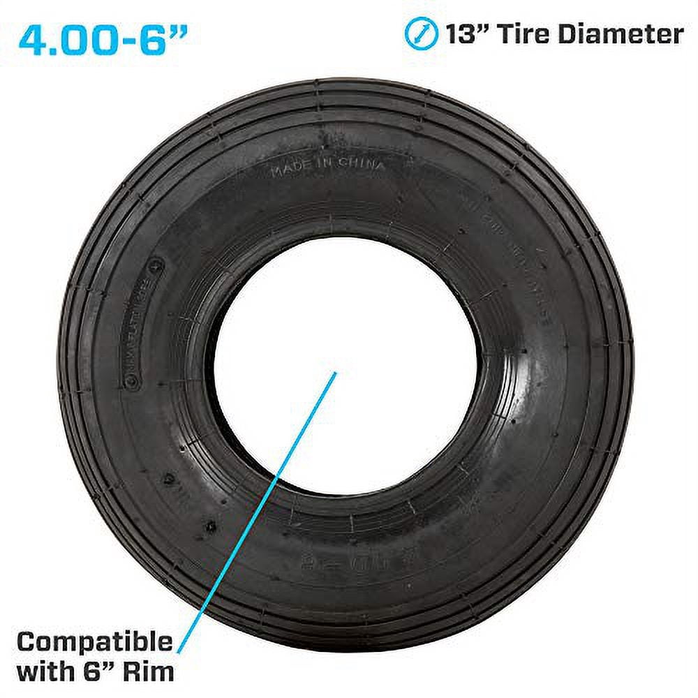 Marathon 4.00-6" Replacement Pneumatic Wheel Tire and Tube