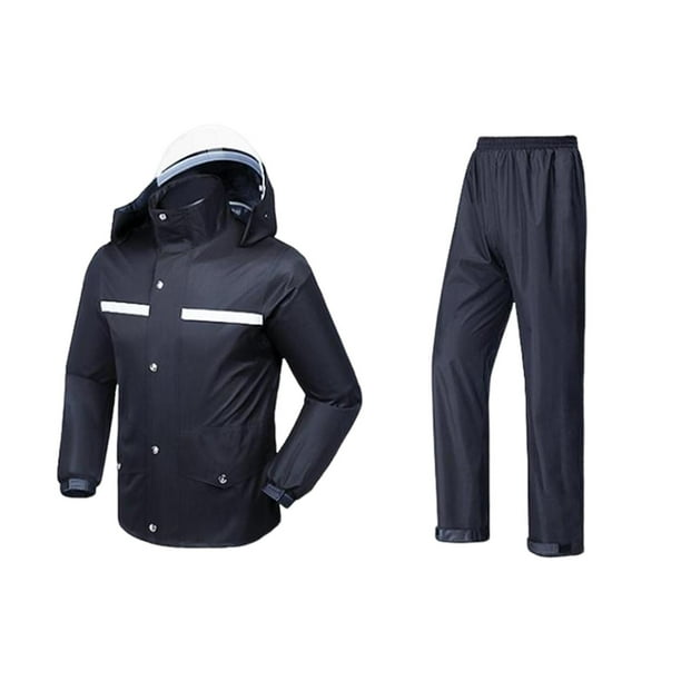 Impermeable Yinane Chubasquero de Moto con Chaqueta y Pantalón 3XL