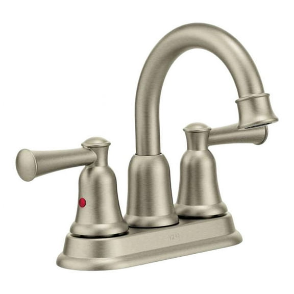 Cleveland 41215BN Capstone Two-Handle Centerset Lavatory Faucet, Brushed Nickel