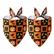 thumbnail image 1 of Pañuelos para perros de Halloween, paquete de 2, bufandas triangulares reversibles para mascotas, tela duradera, ajuste ajustable MFZFUKR CPB-DE-LYY1850-2, 1 of 5