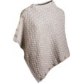 thumbnail image 6 of Aran Knitted Poncho SuperSoft Merino Wool Buttoned Irish Cape Made in Ireland, One Size, 6 of 7
