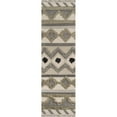 thumbnail image 5 of Novogratz by Momeni Indio Avalon Wool Hand Made Sage Runner 2'3" X 7'10", 5 of 5