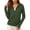 Army Green, variant on Uv Jacket Women Upf Jacket Womens Workout Tops 3/4 Sleeve V Neck Shirts with Sun Protection Trendy Spring Summer Tees Tunic Blouses Purple 2X