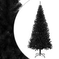 thumbnail image 1 of vidaXL Artificial Christmas Tree with Stand Black 210 cm PVC, 1 of 5