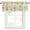 Yellow, variant on White Daisy Farmhouse Kitchen Valances for Windows, Garden Floral Honeybees Vintage Bathroom Window Valances 42x18 Inch Rod Pocket Window Treatments Valance Curtains for Living Room Bedroom Decor