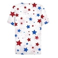 thumbnail image 3 of MAIHAN 250th Anniversary Usa Shirt Women Patriotic T-Shirt Plus Size American Flag Shirts Summer Baggy Tops Patriotic Freedom Semiquincentennial Shirt for 250th Year, 3 of 4