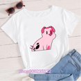 thumbnail image 3 of Camiseta Kawaii Fat nuggets para mujer, camisetas góticas de Ángel antipolvo, Camisetas estampadas con cerdo lindo, camiseta Y2K, camisetas divertidas, ropa, 3 of 5