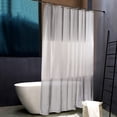 thumbnail image 2 of Cortina de ducha NTBAY EVA semitransparente de 180 x 180 cm con forro, 2 of 8