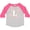 Heather and Hot Pink, variant on Inktastic Monogram Letter L Rose Floral Wreath Gift Girls Toddler T-Shirt