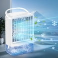 thumbnail image 5 of Rewenti Mini Humidifying Air Cooler Desktop Household Portable Silent Air Conditioning Fan, 5 of 5