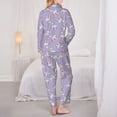 thumbnail image 3 of Bingfone Womens Pajama Sets Swan With Stars Print,Long Sleeve Loungewear Pajamas Set-Large, 3 of 8