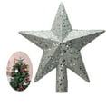 thumbnail image 4 of Star Christmas Tree Topper 20cm Star Christmas Tree Topper Glitter Christmas Tree Decoration For Party Home Decoration, 4 of 5