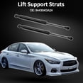 thumbnail image 2 of Unique Bargains Lift Supports Struts Gas SpringNo.844304GA2A for Infiniti Q50 2014-2021 Sedan 4-Door without Spoiler Black 2PCS Rear Hatch, 2 of 8