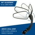 thumbnail image 6 of West Biking 360 Rotatable Bicycle Rear View Mirror, Handlebar Bar End Bike Mirror, a Pair, 6 of 8
