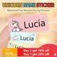 thumbnail image 2 of Etiqueta Adhesiva personalizada con Nombre de unicornio en español, Pegatina con Nombre, impermeable, álbum de recortes, escuela para niños, 2 of 4