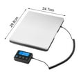thumbnail image 4 of Skymirror Digital Postal Scale LCD Display Heavy Duty Stainless Steel Shipping Scale High Accuracy 200Kg/0.01Kg Rechargeable Mail Package Postage Scale, 4 of 6