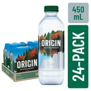 ORIGIN, 100% Natural Spring Water, 450 mL, Recycled Plastic Bottle (24 Count)