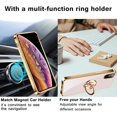 thumbnail image 2 of Case for iPhone Xs Max Case 6.5" Soft Silicone Cover with Finger Ring Holder Electroplated Flexible TPU Shock-Absorption Bumper Protective Cases - Light Pink, 2 of 9