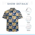 thumbnail image 7 of High Quality Hawaiian Shirts for Men Short Sleeve Aloha Beach Shirt Floral Summer Casual Button Down Shirts Blouses ZUR9WM, 7 of 7