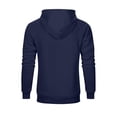 thumbnail image 5 of Men's & Women's Raglan Sleeve Pullover Hoodie with NEW YORK Print, Unisex Loose Fit Sweatshirt, Casual Streetwear for Christmas, Travel, and Weekend Outings,Navy,XL, 5 of 5