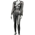 thumbnail image 4 of Radiance Lingerie Justaucorps en Maille à Paillettes avec Strass Décolleté en V, 4 of 7