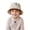Beige, variant on Kids Cute Cartoon Dinosaur Fisherman Hat Breathable Sun Protection Windproof Adjustable Cap for Toddler Boys and Girls Beige 3 Years-7 Years