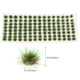 thumbnail image 2 of Miniature Bases Static Grass Tuft for Decoration 1 Box Green Resin, 2 of 5