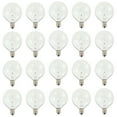 thumbnail image 6 of Bulbrite KX2000 Pack of (2) 40 Watt Dimmable Frost T3 Xenon Light Bulbs with Mini-Candelabra (E11) Base, 2700K Warm White Light, 6 of 10