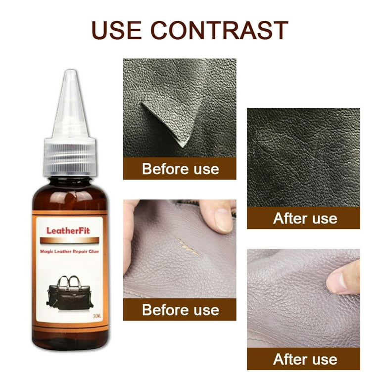 Leather Filler Waterproof Durable Leather Repair Glue Leather Restoration  Gel for Furniture Car Seats Jackets 