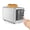 Brown, variant on Dear Morning Touch Screen Toaster 2 Slice, Smart Digital Toaster with LCD Display Stainless Steel Toaster , 6 Bread Types & 6 Shade Settings With Bagel Cancel,Defrost Functions