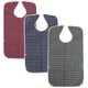 thumbnail image 2 of Baberos para adultos, baberos para adultos The Eldly Bib, baberos lavables para adultos para ancianos (paquete de 3, rojo, verde, azul) oso de fresa Electrónica, 2 of 5