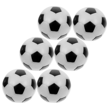 6 PCS Ball Table Football Fuzzball Balanced Foosball Balls Child Baby White