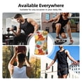 thumbnail image 3 of Yiaed Fall Maple Leaves Print Men's Singlet Vests Summer Running Muscle Tank Tops Gym Undershirt Round Neck Sleeveless for man, 3 of 5