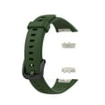 thumbnail image 1 of Inteprter Correa de reloj, correa de silicona de repuesto impermeable portátil, ajustable con correa de reloj resistente al desgaste a presión Electrónica Verde oscuro, 1 of 6