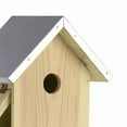thumbnail image 4 of Esschert Design USA NKM Three Story Sparrow Birdhouse, 7.87"D x 20.08"W x 6.69"H, Natural, 4 of 7