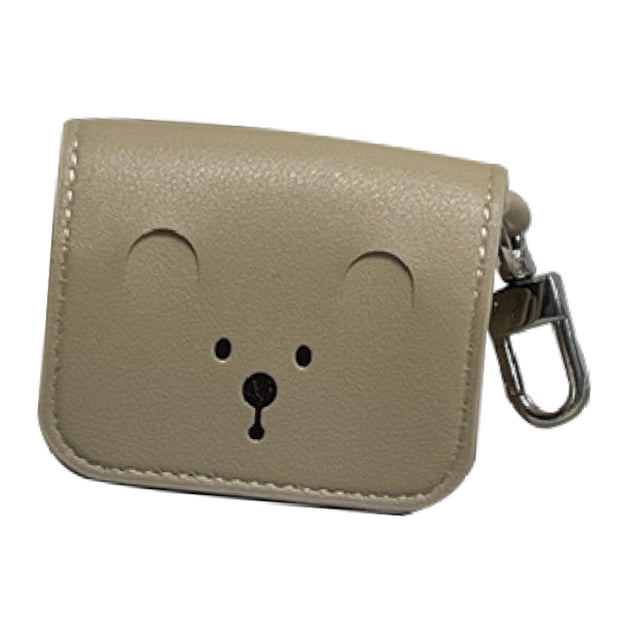 Bolsa de caca de perros con bolsas de clip de correa para correa, saco de caída de caca, dispensador de bolsas de residuos para mascotas para caminar Caqui