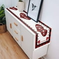 thumbnail image 4 of Chemin de Table en Coton et Lin pour la Saint-Valentin, Cœur d'Amour, Carreaux Rouge Buffalo, Antidérapant et Résistant à la Chaleur, pour Table de Cuisine Familiale, 16x72 Pouces, 4 of 7