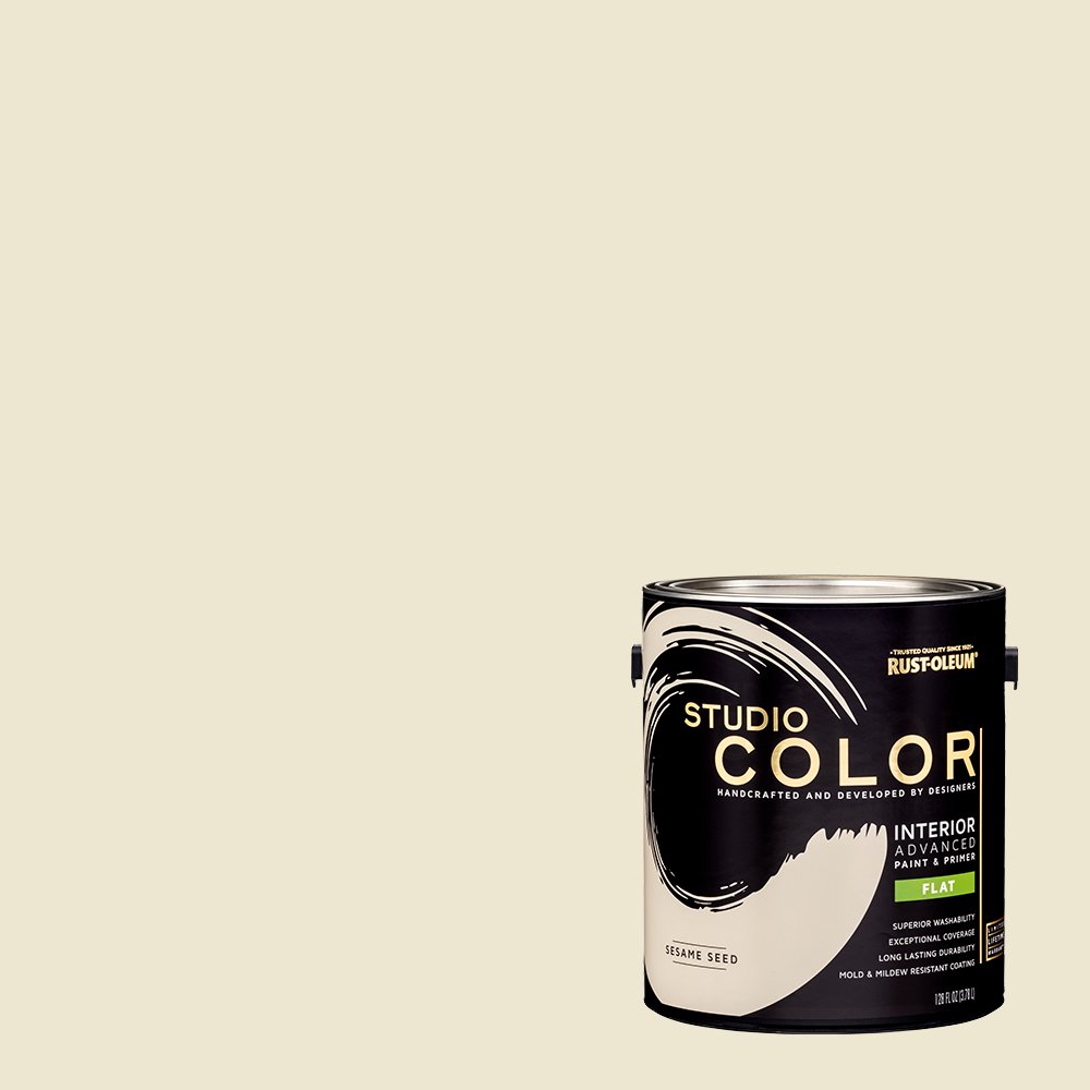 RustOleum Studio Color Sesame Seed, Interior Paint + Primer, Flat