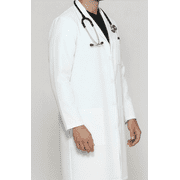 Scrubstar Unisex Core Essentials 40 Long Antimicrobial Lab Coat, Sizes XS-3XL