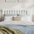 thumbnail image 3 of Pemberly Row Mission Full Wood Headboard in White, 3 of 6