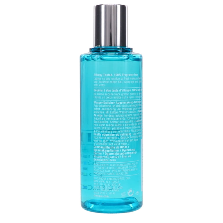 Clinique, Rinse-Off Eye Makeup Solvent, 4.2 oz, Gentle & Effective