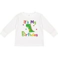 thumbnail image 3 of Inktastic Dinosaur Birthday Party Boys or Girls Long Sleeve Toddler T-Shirt, 3 of 5