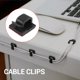 thumbnail image 2 of 50 piezas con cintas, clips de alambre, organizador de cables, soporte de cables, gestión de cables para automóvil, oficina y hogar, 2 of 8