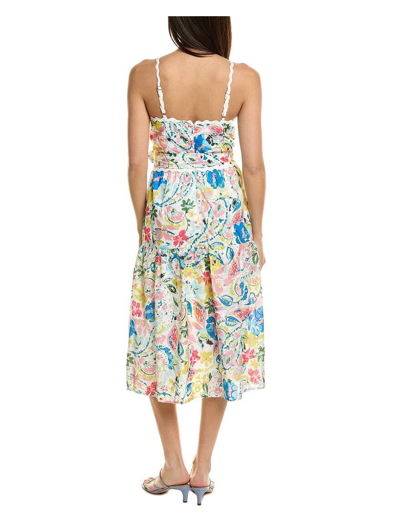 Elie Tahari womens The Lily Midi Dress, 14, White - Walmart.com