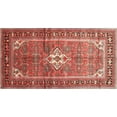 thumbnail image 1 of Ahgly Company Machine Washable Indoor Rectangle Traditional Light Copper Gold Area Rugs, 4' x 6', 1 of 7