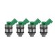thumbnail image 1 of Paquete de 4 inyectores de de repuesto 16600-1S700 166001S700 842-18125 para Frontier Pickup 2.4L ajuste de perfecto, Yotijar Inyector de combustible, 1 of 10