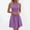#445-Purple, variant on TaTaai Women's Sleeveless A-Line Dress with Side Pockets, Back Zipper, Flared Skirt, and Casual Fit Gift